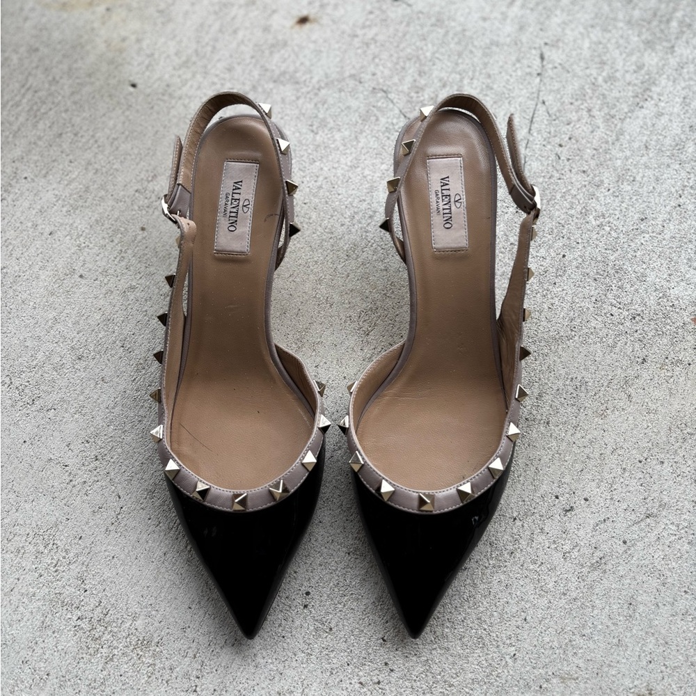 VALENTINO AUTHENTIC ROCKSTUD HEELS
